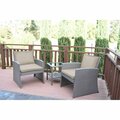 Propation 2 in. Mirabelle Bistro Set with Tan Cushion - 3 Pieces PR2999104